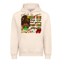 Sandshell messy bun face mask & getting stuff done  #nurselife Urban Hoodie - Zillion Design Studio