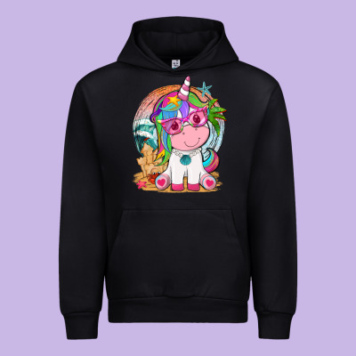 Summer Unicorn Tbw Urban Hoodie Designed By Texasbilliewilder