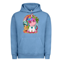 Pigment Pebble Blue summer unicorn tbw Urban Hoodie - texasbilliewilder