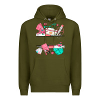 Army Green custom name nurse Premium Hoodie - texasbilliewilder