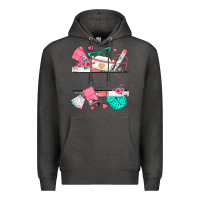 Charcoal Heather custom name nurse Premium Hoodie - texasbilliewilder