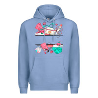 Colony Blue custom name nurse Premium Hoodie - texasbilliewilder