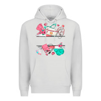 Dove Grey custom name nurse Premium Hoodie - texasbilliewilder