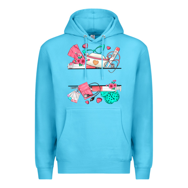 Custom Name Nurse Premium Hoodie by texasbilliewilder | Teevron
