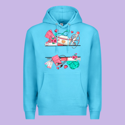 Custom Name Nurse Premium Hoodie Designed By Texasbilliewilder