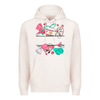 Pale Pink custom name nurse Premium Hoodie - texasbilliewilder
