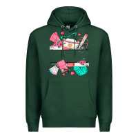 Sports Green custom name nurse Premium Hoodie - texasbilliewilder