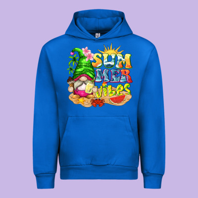 Summer Vibes Gnome Tbw Urban Hoodie Designed By Texasbilliewilder