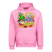 Fuchsia Pink summer vibes gnome tbw Urban Hoodie - texasbilliewilder