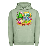 Pigment Oil Green summer vibes gnome tbw Urban Hoodie - texasbilliewilder