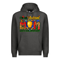 Charcoal Heather i'm an autism mom what's your superpower Premium Hoodie - Zillion Design Studio