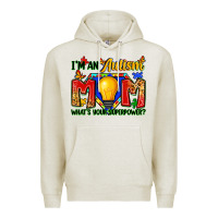 Oatmeal Heather i'm an autism mom what's your superpower Premium Hoodie - Zillion Design Studio