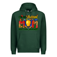 Sports Green i'm an autism mom what's your superpower Premium Hoodie - Zillion Design Studio