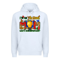 White i'm an autism mom what's your superpower Premium Hoodie - Zillion Design Studio