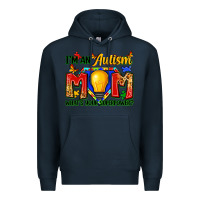 Navy i'm an autism mom what's your superpower Premium Hoodie - Zillion Design Studio