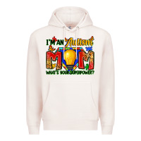 Pale Pink i'm an autism mom what's your superpower Premium Hoodie - Zillion Design Studio