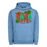Pigment Pebble Blue mama cita Urban Hoodie - Zillion Design Studio