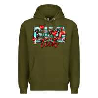 Army Green ekg tech Premium Hoodie - texasbilliewilder