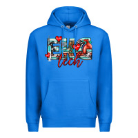 True Royal ekg tech Premium Hoodie - texasbilliewilder