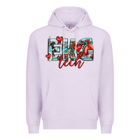 Lilac ekg tech Premium Hoodie - texasbilliewilder