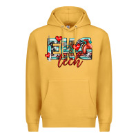 Mustard ekg tech Premium Hoodie - texasbilliewilder