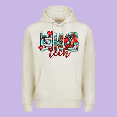 Ekg Tech Premium Hoodie Designed By Texasbilliewilder