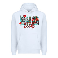 White ekg tech Premium Hoodie - texasbilliewilder