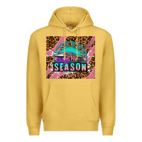 Antique Gold pink racing car Premium Hoodie - AdoDesignShop