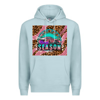 Blue Mist pink racing car Premium Hoodie - AdoDesignShop