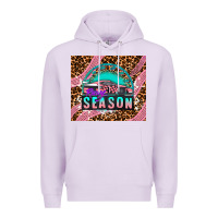 Lilac pink racing car Premium Hoodie - AdoDesignShop