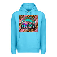 Ocean Blue pink racing car Premium Hoodie - AdoDesignShop