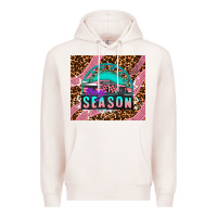 Pale Pink pink racing car Premium Hoodie - AdoDesignShop