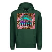 Sports Green pink racing car Premium Hoodie - AdoDesignShop