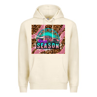 Tofu pink racing car Premium Hoodie - AdoDesignShop