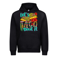 Black let's taco bout it Urban Hoodie - Zillion Design Studio