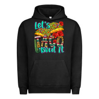 Pigment Black let's taco bout it Urban Hoodie - Zillion Design Studio