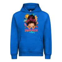 Cobalt summer vibes messy bun tbw Urban Hoodie - texasbilliewilder