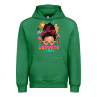 Emerald summer vibes messy bun tbw Urban Hoodie - texasbilliewilder