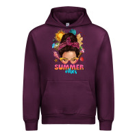 Mauve Wine summer vibes messy bun tbw Urban Hoodie - texasbilliewilder