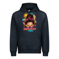 Navy summer vibes messy bun tbw Urban Hoodie - texasbilliewilder