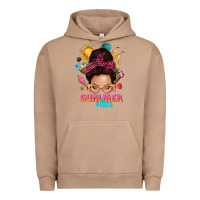 Pigment Burro summer vibes messy bun tbw Urban Hoodie - texasbilliewilder