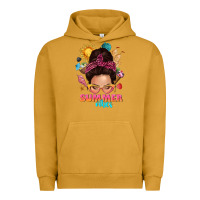 Summer Vibes Messy Bun Tbw Urban Hoodie | Teevron