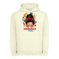 Pigment Pistachio summer vibes messy bun tbw Urban Hoodie - texasbilliewilder