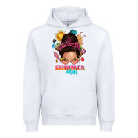 White summer vibes messy bun tbw Urban Hoodie - texasbilliewilder