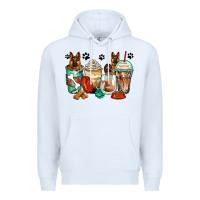 White german shepherds coffee cups Premium Hoodie - Zillion Design Studio