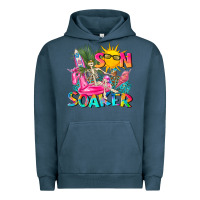 Pigment Midnight Navy sun soaker Urban Hoodie - texasbilliewilder