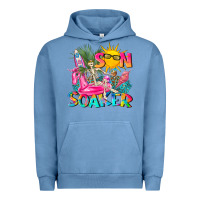 Pigment Pebble Blue sun soaker Urban Hoodie - texasbilliewilder