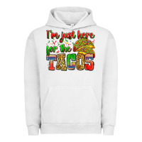 Pigment Lunar Rock i'm just here for the tacos Urban Hoodie - Zillion Design Studio