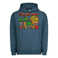Pigment Midnight Navy i'm just here for the tacos Urban Hoodie - Zillion Design Studio