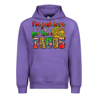 Tulip i'm just here for the tacos Urban Hoodie - Zillion Design Studio